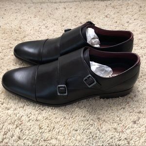 NWT ALDO ALPEN BLACK MONK STRAP DRESS SHOE